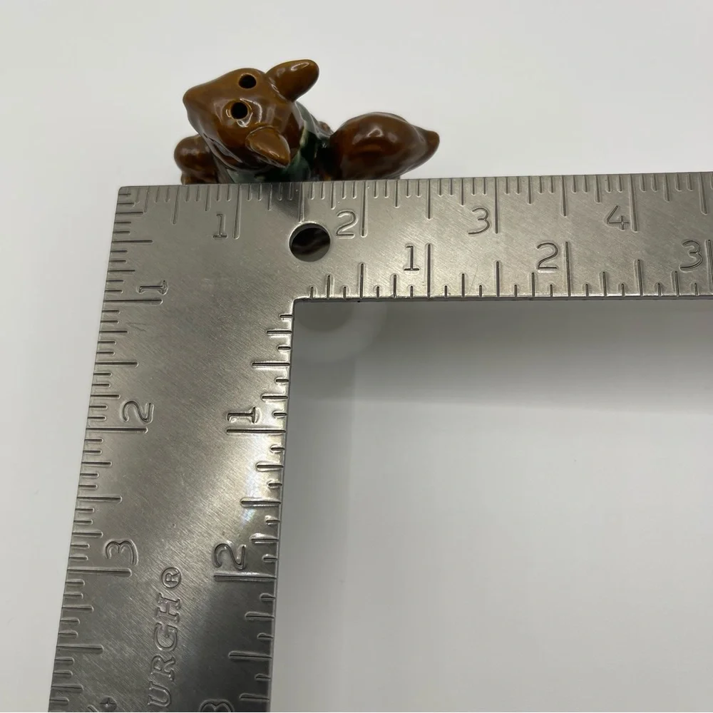 Vintage Squirrel & Acorn Salt and Pepper Shakers Woodland Rustic Kitchen Decor